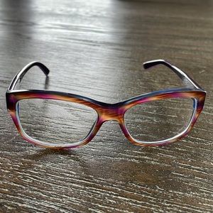 Rare Authentic Gucci GG 3205 U9I Brown Violet 53mm Frames Glasses Italy RX-able